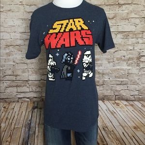 2/$10 Star Wars pixelated graphic tee